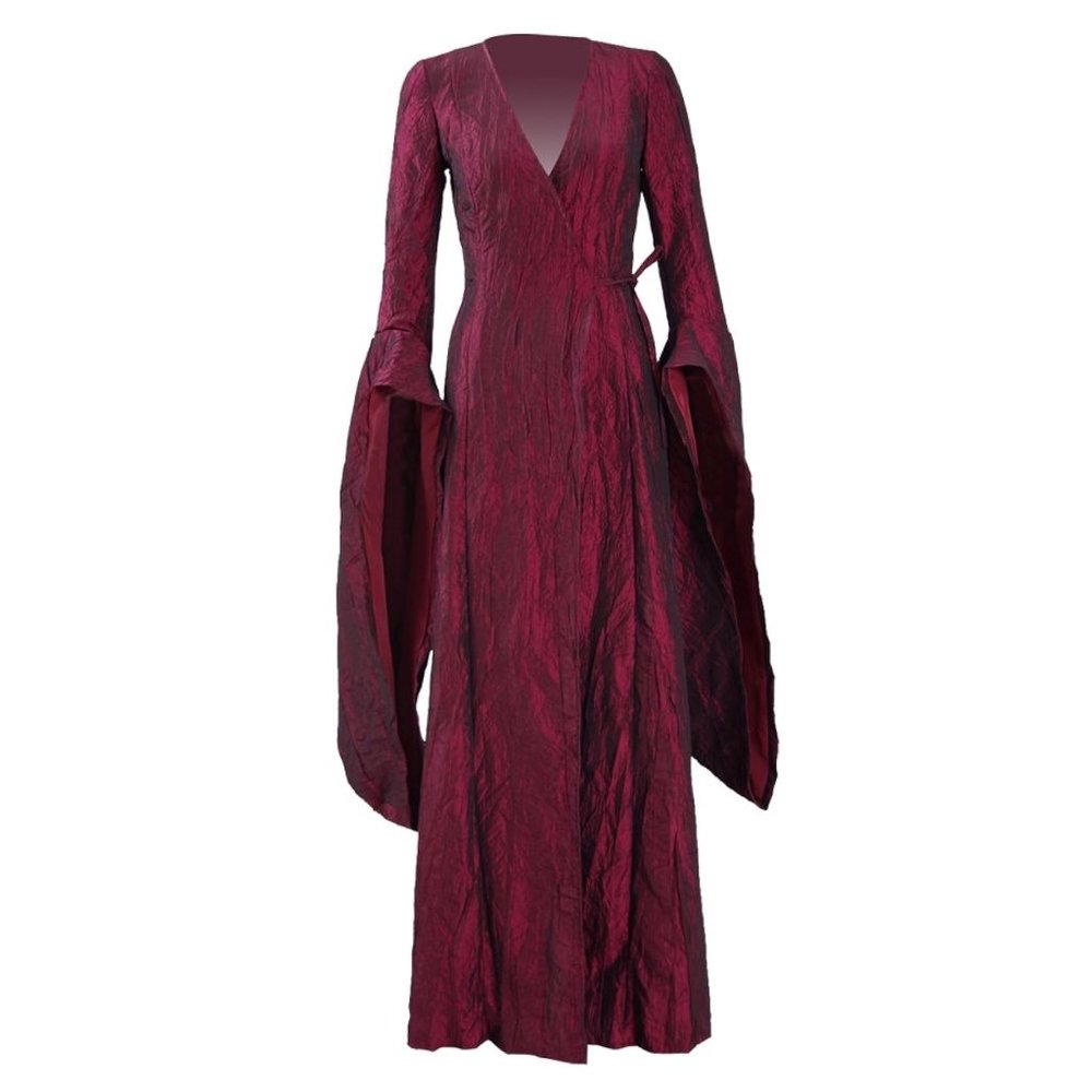 Halloween costume - Game of Thrones "The Red Woman" dress and necklace